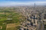 گسترش تهران به بهای کاهش زمین‌های کشاورزی و فضاهای سبز