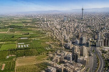 گسترش تهران به بهای کاهش زمین‌های کشاورزی و فضاهای سبز