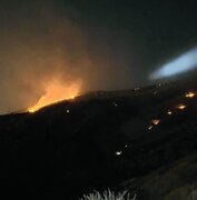 آتش‌سوزی در دامنه کوه دروازه قرآن شیراز 
