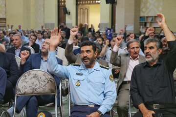 مراسم بزرگداشت رهبر شهید - همدان