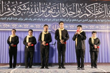 مراسم بزرگداشت رهبر شهید - همدان