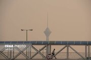 حرکت ریزگردهای تالاب صالحیه به سمت کرج و تهران