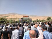 تشییع  پیکر شهید احسان ماهور بختیاری در دورود