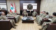 دیدار و گفت‌وگوی فرمانده ارتش لبنان و فرمانده عملیات ویژه سنتکام