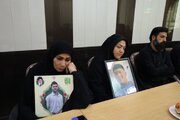 تجلیل از خانواده ۵ شهید ورزشکار لامرد در سفر استاندار فارس