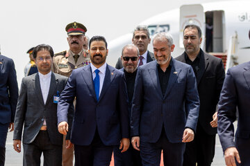 ورود فالح علی الزیدی، نخست‌وزیر عراق به تهران