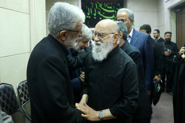 مهدی چمران، رییس شورای اسلامی شهر تهران در مراسم بزرگداشت شهید زهرا حداد عادل