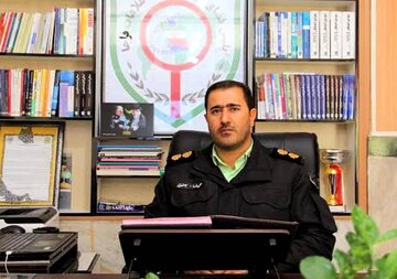 استقرار میز خدمت پلیس فتا در پایانه مرزی مهران 