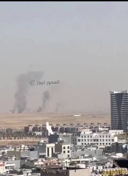 انفجار و آتش‌سوزی در نزدیکی پایگاه نظامی محل استقرار نیروهای آمریکایی در اربیل