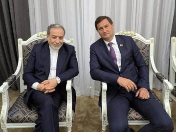 دیدار عراقچی و همتای بلاروسی در حاشیه نشست سازمان همکاری شانگهای