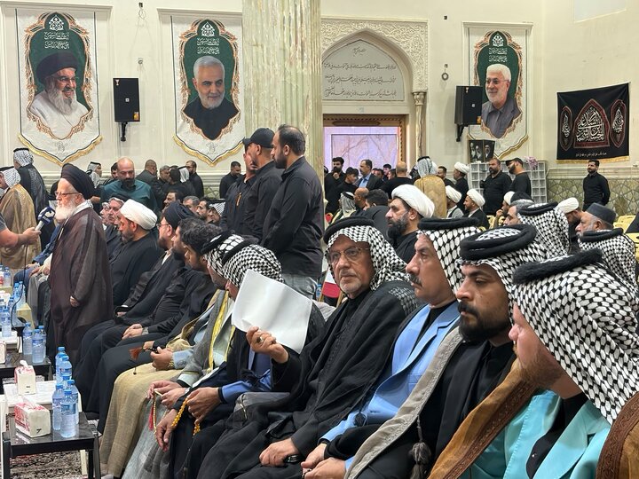 برگزاری مراسم سپاس و قدردانی از ملت عراق در نجف