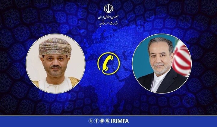 رایزنی تلفنی وزیران امور خارجه ایران و عمان درباره تنگه هرمز