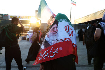 تردد زائران اربعین حسینی از مرز شلمچه