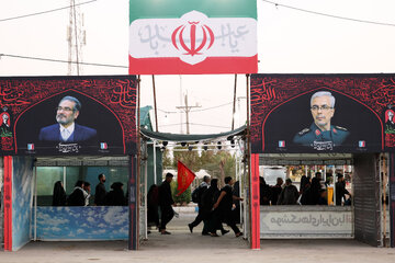 تردد زائران اربعین حسینی از مرز شلمچه