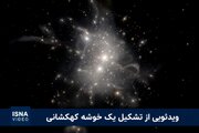 تشکیل خوشه کهکشانی را تماشا کنید