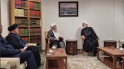 رئیس قوه قضاییه با آیت‌الله سبحانی دیدار کرد