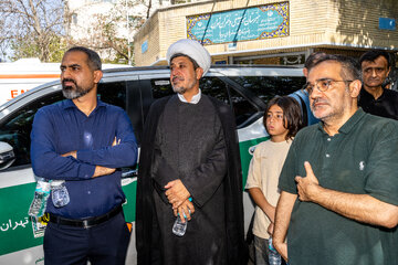 در حاشیه تشییع پیکر زنده یاد «اکبر عبدی»
