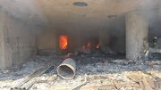 اعزام۱۰آمبولانس و ۶ ایستگاه آتش نشانی برای حریق محدوده هتل استقلال/ مصدومیت دو مرد تا کنون