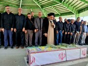 پیکرمطهر پاسدار شهید حامد دائی زاده در ارومیه تشییع شد