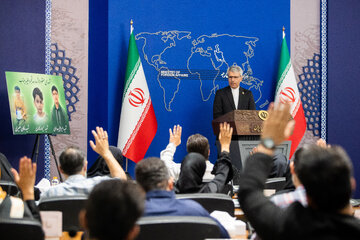 نشست خبری اسماعیل بقایی، سخنگوی وزارت امور خارجه