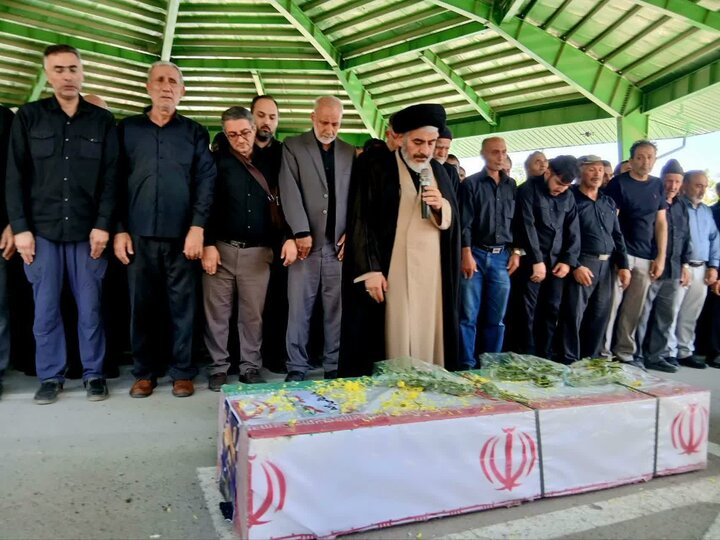 پیکرمطهر پاسدار شهید حامد دائی‌زاده در ارومیه تشییع شد