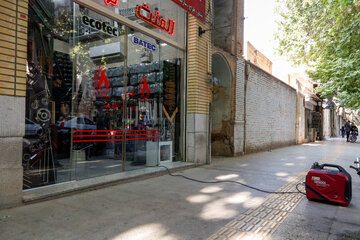 سکوت بازار اصفهان همزمان با خاموشی‌های تابستانه