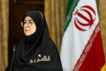 نشست خبری فاطمه مهاجرانی، سخنگوی دولت