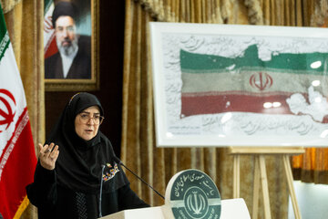 نشست خبری فاطمه مهاجرانی، سخنگوی دولت