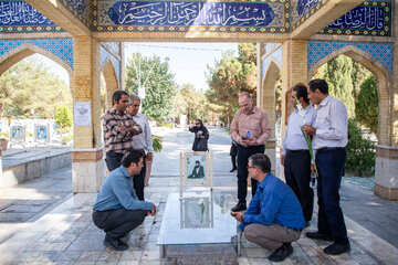 تجدید میثاق جهادگران جهادهای دانشگاهی اصفهان با شهدای انقلاب اسلامی