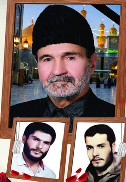 پدر شهیدان «نور مراد و محمدعلی عبدکوند» به فرزندان شهیدش پیوست