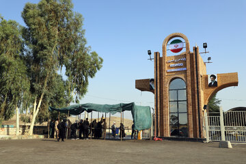 تردد زائران اربعین حسینی از مرز خسروی
