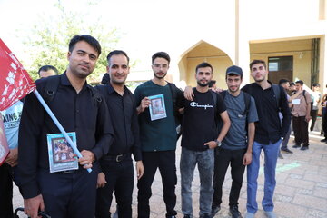 اعزام دانشجویان دانشگاه علوم پزشکی بیرجند به پیاده‌روی اربعین