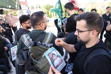 اعزام دانشجویان دانشگاه علوم پزشکی بیرجند به پیاده‌روی اربعین
