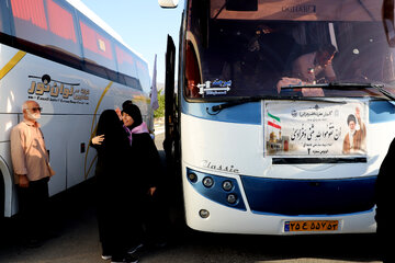 اعزام دانشجویان دانشگاه علوم پزشکی بیرجند به پیاده‌روی اربعین