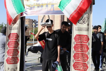 اعزام دانشجویان دانشگاه علوم پزشکی بیرجند به پیاده‌روی اربعین