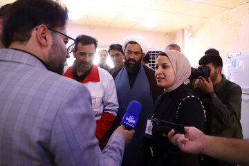 بازدید رئیس جمعیت هلال احمر کشور از مرز خسروی و منذریه عراق