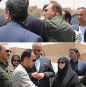 بازدید رئیس سازمان حفاظت محیط زیست کشور از کانون‌های بحرانی ماسه‌های بادی روستای کهک