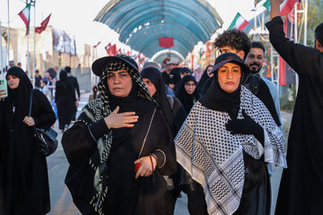 وضعیت تردد و خدمت‌رسانی به زائران اربعین حسینی - مرز چذابه
