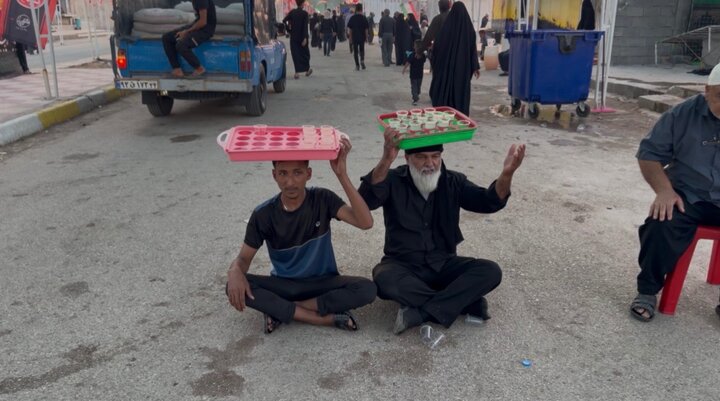 یک استکان چای میهمان امام حسین...