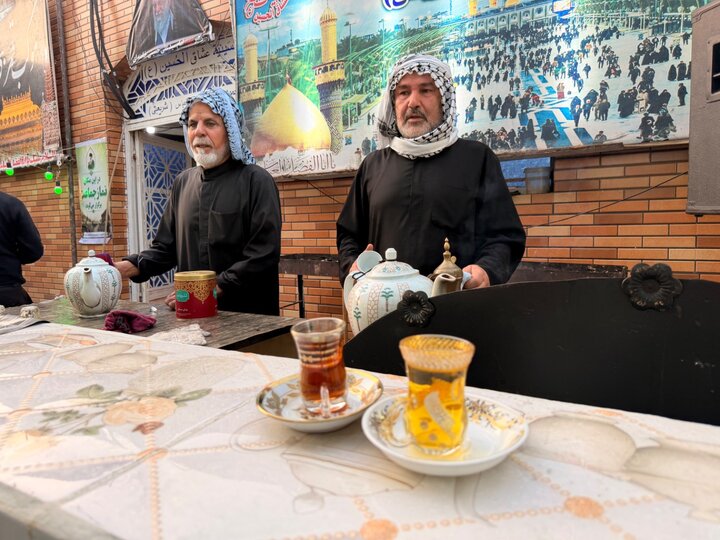 یک استکان چای میهمان امام حسین(ع)..