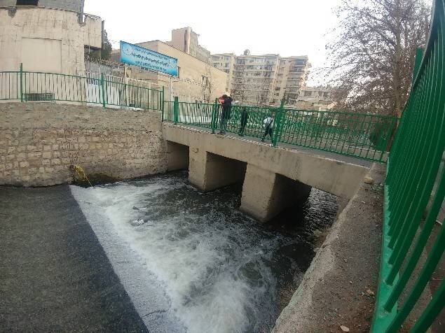 رفع گلوگاه سیلابی تهران با تخریب پل بیمارستان مفید