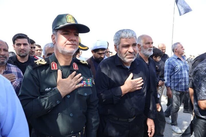 تشییع باشکوه شهید مدافع امنیت در کیار