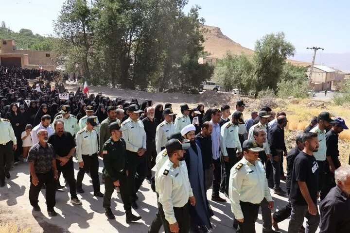 تشییع باشکوه شهید مدافع امنیت در کیار