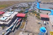 جابجایی بیش از یک میلیون تن کالا از پایانه‌های مرزی شمال سیستان و بلوچستان
