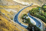 حدود ۷ کیلومتر از مسیرهای صعب‌العبور جاده هراز امسال چهار خطه می‌شود