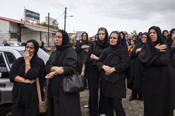 تشییع پیکر شهید «سینا سیاه‌نژاد» - صومعه‌سرا