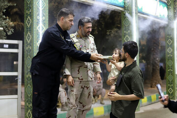 تردد شبانه زائران اربعین حسینی از مرز خسروی