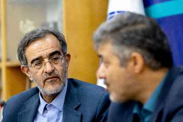علی منتظری، رییس جهاد دانشگاهی در مراسم امضای تفاهم‌نامه همکاری جهاد دانشگاهی و مرکز آمار ایران