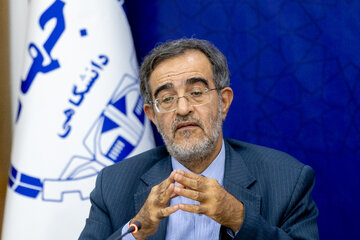 علی منتظری، رییس جهاد دانشگاهی در مراسم امضای تفاهم‌نامه همکاری جهاد دانشگاهی و مرکز آمار ایران