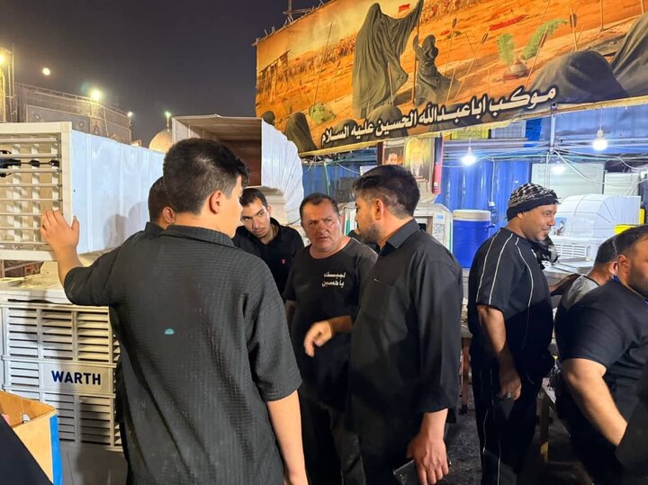 روایت‌هایی از خدمت‌رسانی شبانه‌روزی مواکب رفسنجان در کربلا